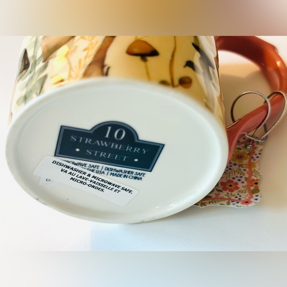 NEW! Strawberry Street Mushroom Mug NWT - Picture 10 of 11